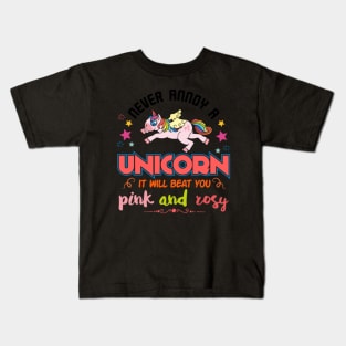 funny unicorn t-shirt or sweater- Kids T-Shirt